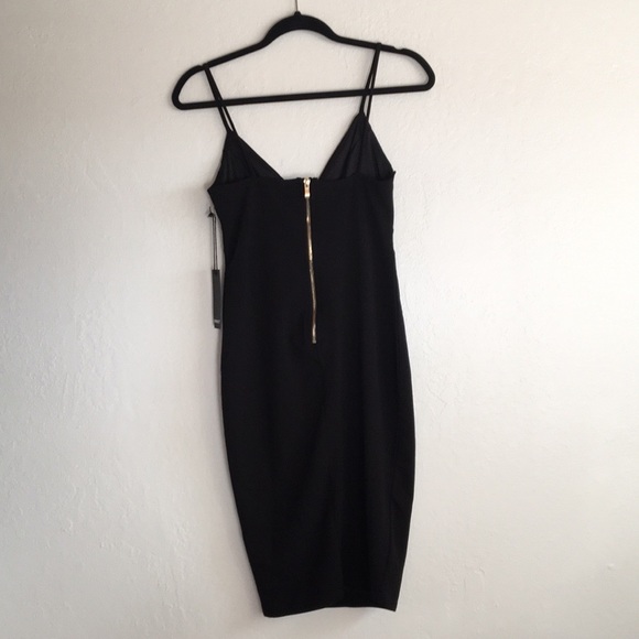 Forever 21 Black Dress with Floral Embroidery - Picture 2 of 6